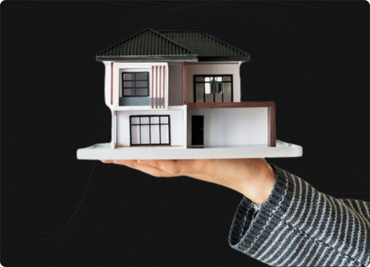 House model on hand